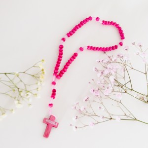 RÓŻANIEC MEDJUGORSKI RÓŻOWY DŁUGI